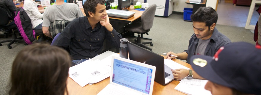 Students in access lab