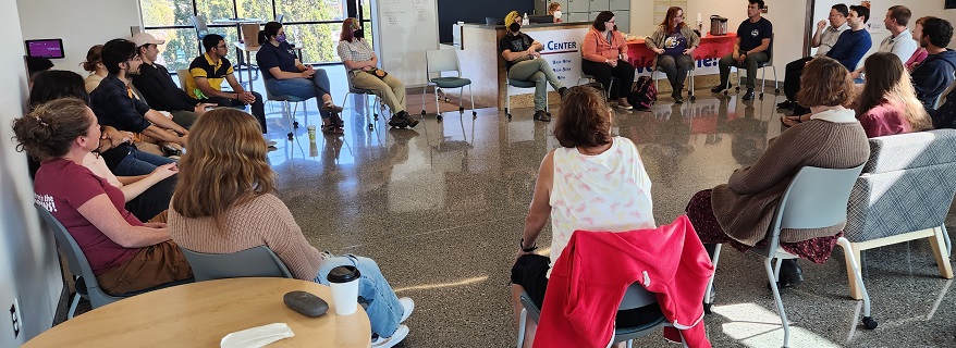 Commons staff and students