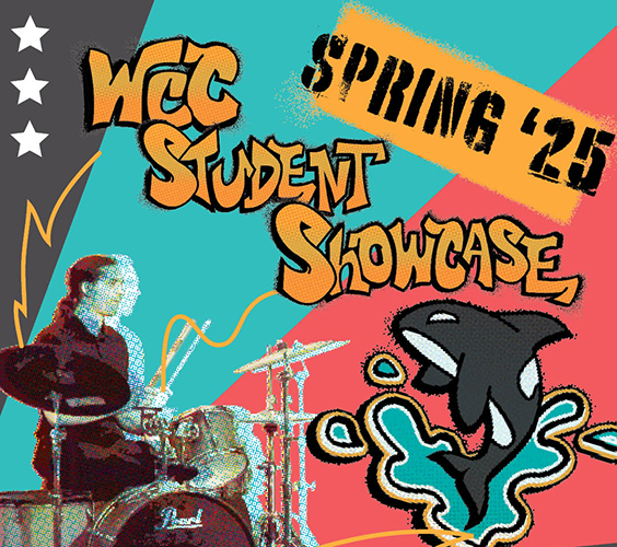 Student Showcase, art show, music show